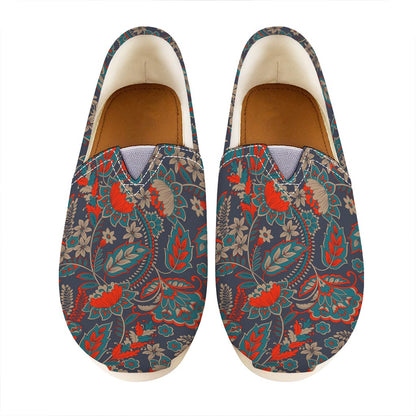 Retro Vintage Bohemian Floral Print Casual Shoes