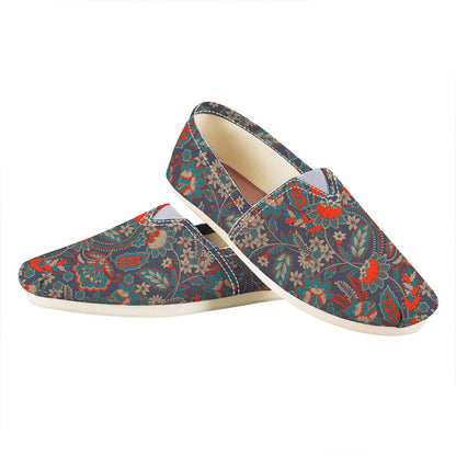 Retro Vintage Bohemian Floral Print Casual Shoes