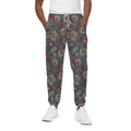 Retro Vintage Bohemian Floral Print Cotton Sweatpants