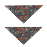 Retro Vintage Bohemian Floral Print Dog Bandana