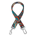 Retro Vintage Bohemian Floral Print Dog Seat Belt