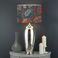 Retro Vintage Bohemian Floral Print Drum Lamp Shade