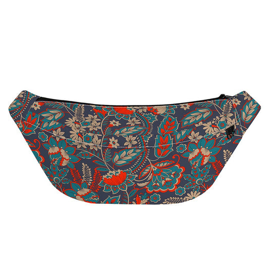 Retro Vintage Bohemian Floral Print Fanny Pack