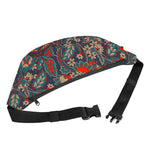 Retro Vintage Bohemian Floral Print Fanny Pack