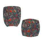 Retro Vintage Bohemian Floral Print Office Chair Cover