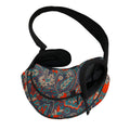 Retro Vintage Bohemian Floral Print Pet Sling Carrier