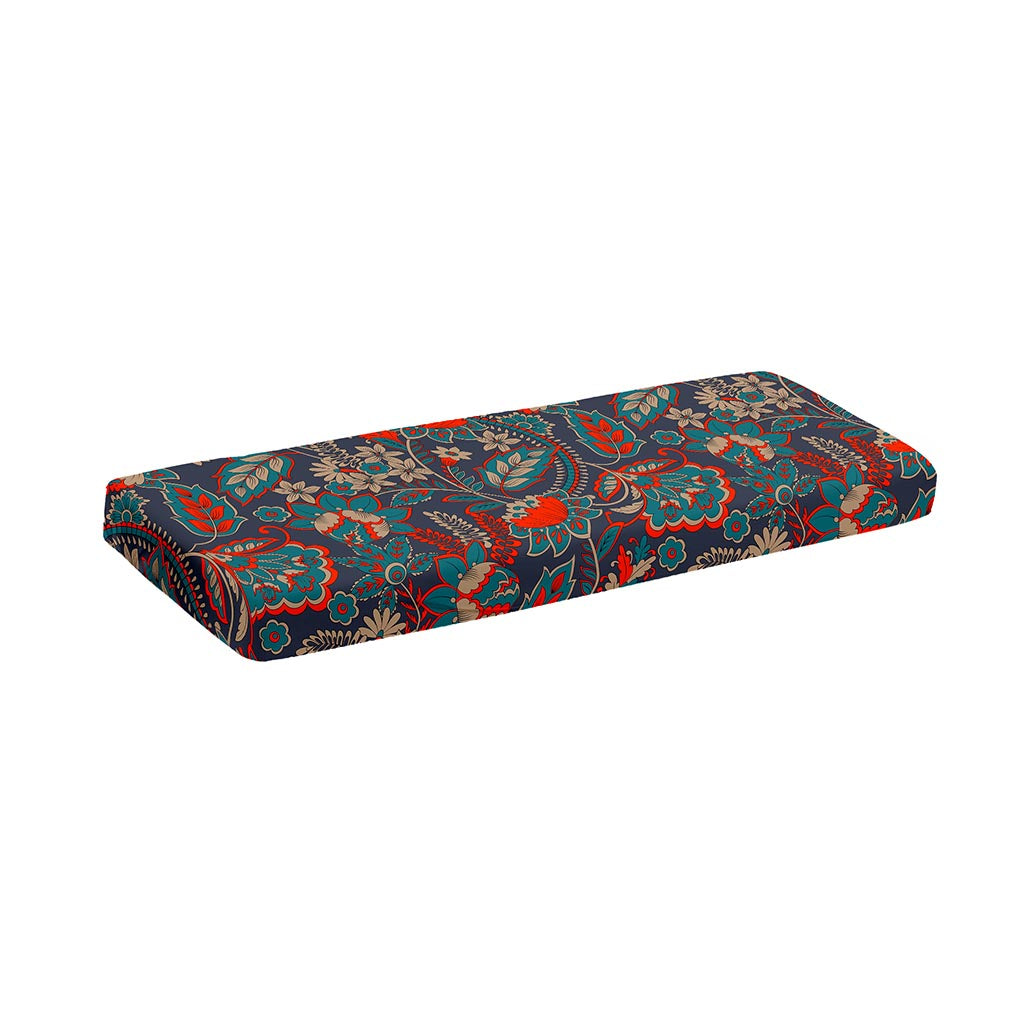 Retro Vintage Bohemian Floral Print Piano Keyboard Cover