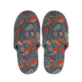 Retro Vintage Bohemian Floral Print Slippers