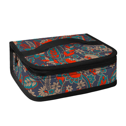 Retro Vintage Bohemian Floral Print Small Lunch Bag