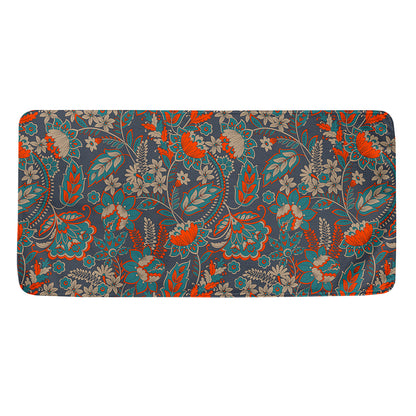 Retro Vintage Bohemian Floral Print Towel