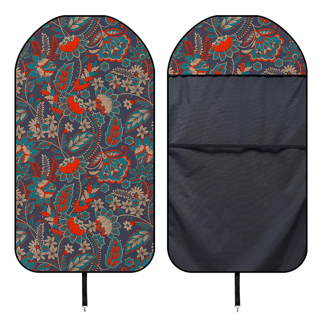 Retro Vintage Bohemian Floral Print Waterproof Car Seat Cover
