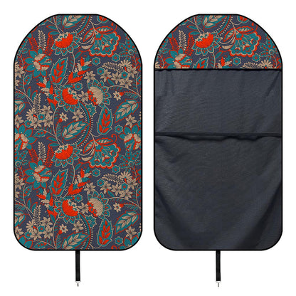 Retro Vintage Bohemian Floral Print Waterproof Car Seat Cover