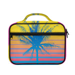 Retrowave Sunset Palm Tree Print Briefcase Bible Bag