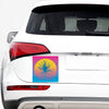 Retrowave Sunset Palm Tree Print Car Sticker