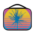 Retrowave Sunset Palm Tree Print Classic Bible Case