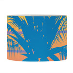Retrowave Sunset Palm Tree Print Drum Lamp Shade
