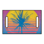 Retrowave Sunset Palm Tree Print Golf Cart Seat Cover