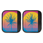 Retrowave Sunset Palm Tree Print Handle Covers
