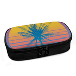 Retrowave Sunset Palm Tree Print Insulin Cooler Travel Case