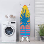 Retrowave Sunset Palm Tree Print Ironing Board Cover