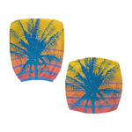 Retrowave Sunset Palm Tree Print Office Chair Cover