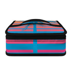 Retrowave Sunset Palm Tree Print Small Lunch Bag