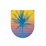 Retrowave Sunset Palm Tree Print Toilet Lid Cover
