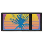 Retrowave Sunset Palm Tree Print Trifold Wallet