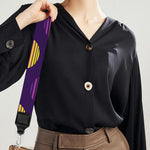 Retrowave Sunset Pattern Print Bag Strap