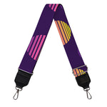 Retrowave Sunset Pattern Print Bag Strap
