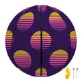 Retrowave Sunset Pattern Print Basketball
