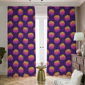 Retrowave Sunset Pattern Print Dimout Pencil Pleat Curtains