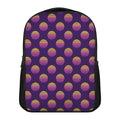 Retrowave Sunset Pattern Print Casual Backpack