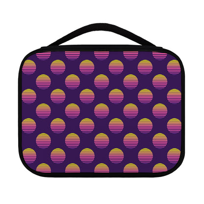 Retrowave Sunset Pattern Print Classic Bible Case