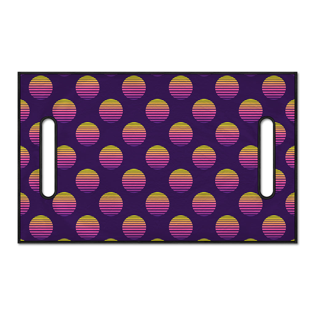 Retrowave Sunset Pattern Print Golf Cart Seat Cover