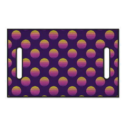 Retrowave Sunset Pattern Print Golf Cart Seat Cover