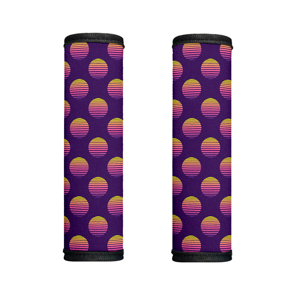 Retrowave Sunset Pattern Print Handle Covers