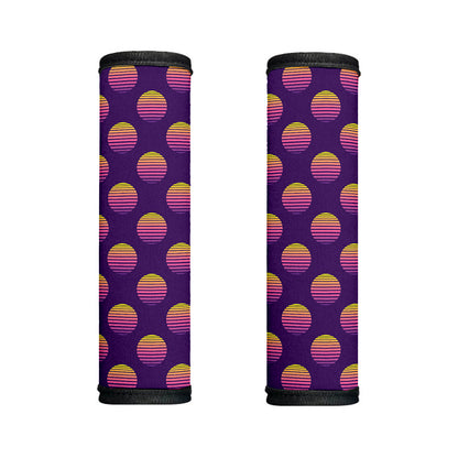 Retrowave Sunset Pattern Print Handle Covers