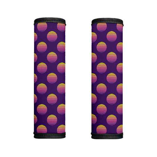 Retrowave Sunset Pattern Print Handle Covers