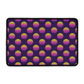 Retrowave Sunset Pattern Print Kitchen Mat