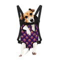 Retrowave Sunset Pattern Print Pet Carrier Backpack