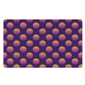Retrowave Sunset Pattern Print Polyester Doormat