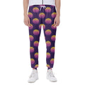 Retrowave Sunset Pattern Print Joggers