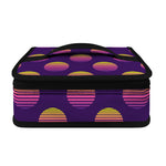 Retrowave Sunset Pattern Print Small Lunch Bag