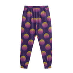 Retrowave Sunset Pattern Print Sweatpants