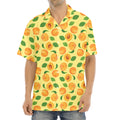 Ripe Apricot Fruit Pattern Print Aloha Shirt