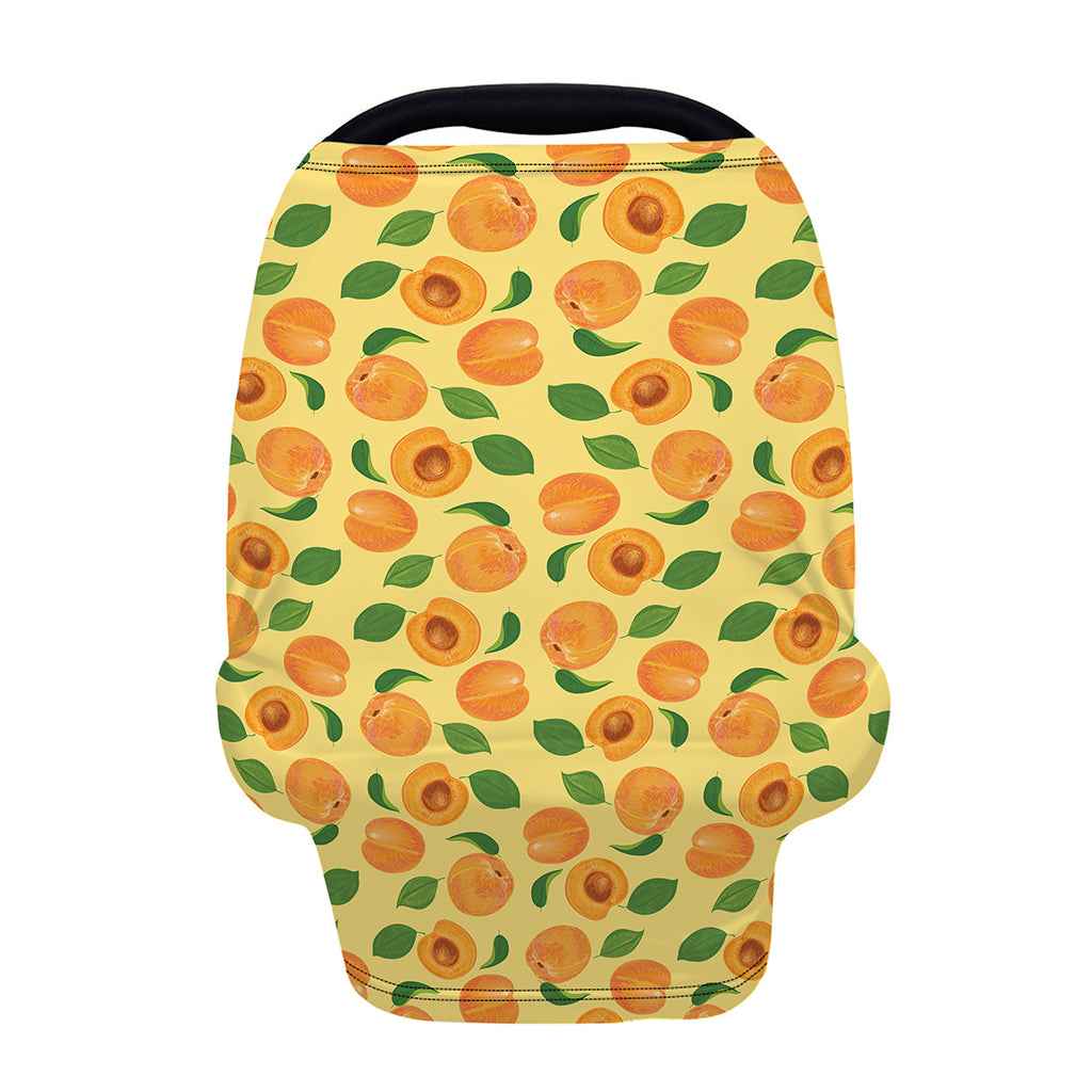 Ripe Apricot Fruit Pattern Print Baby Seat Cover