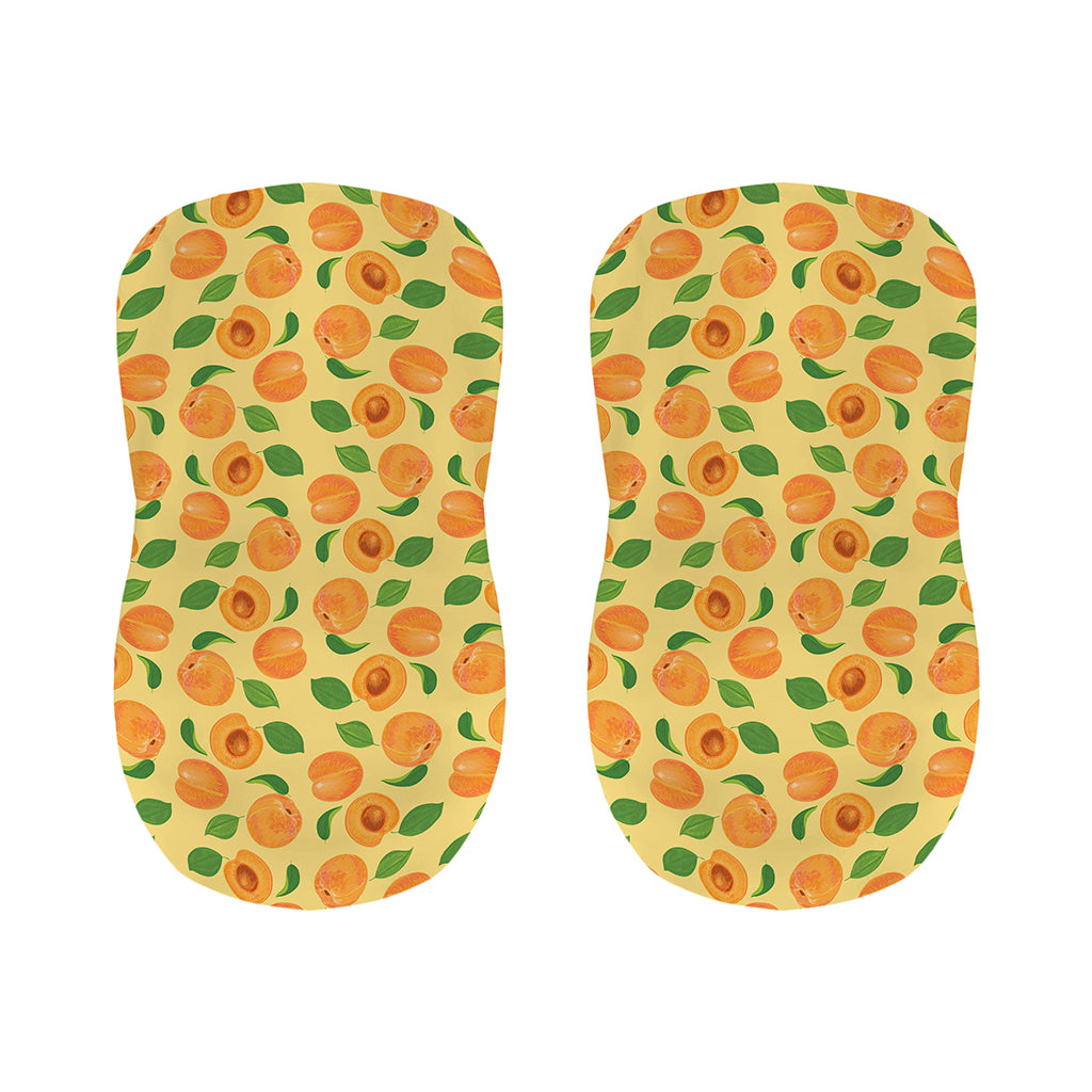 Ripe Apricot Fruit Pattern Print Bar Stool Covers