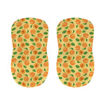 Ripe Apricot Fruit Pattern Print Bar Stool Covers