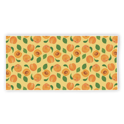 Ripe Apricot Fruit Pattern Print Beach Towel